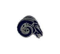 Pro Specialties Group NFL Unisex LA Rams Logo Pin 1 Inch, Team Colors, One Size, Small