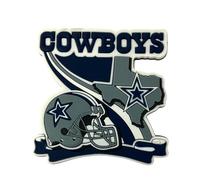 Pro Specialties Group PVC Die Cut Fridge Fan Magnet, One Size, Team Colors (Dallas Cowboys)