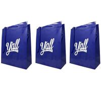 Pro Specialties Group State Elegant Silver Gift Bags, Pack of 3, One Size, Team Colors (Kentucky Lot of 3 Bags)