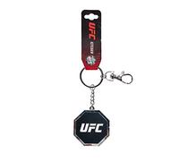 Pro Specialties Group UFC Octagon Logo Zamac Keychain, Black