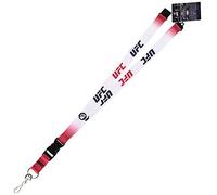 Pro Specialties Group UFC Unisex Ufc Lanyard Crossover Red/White C, Red