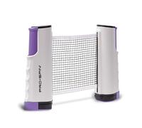 PRO-SPIN Retractable Ping Pong Net - 72" Table Tennis Net with Clamps | Portable Ping Pong Net for Any Table | Includes Custom Mesh Storage Bag | Replacement Table Tennis Net Posts (Purple, 1-pack)