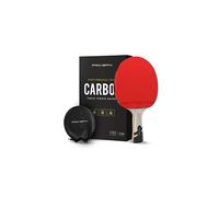 PRO-SPIN Table Tennis Bat With Pro Carbon Fibre Technology for Increased Control, Spin & Power | Performance-Level Ping Pong Bat | With Premium Rubber