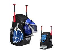 Pro Sport Carrier, Baseball Gear Travel Pack Duffle, Extra Room with Cleat Slot, Ergonomic Oxford Fabric Holder, Modern Ventilated Style Pack Backpack, Youth School Training Games Field Kit