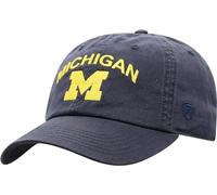 Pro Sport Collegiate Hats - Fitted Caps Adjustable Hats and Snapbacks Available, Michigan Navy Arch, One size