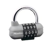 Pro Sport Combination 64Mm Padlock 4-Digit Master Lock Silver One Size