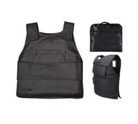 Pro Stab Protection Vest, with 54 Tungsten Steel Plates, Fish-Scale Oxford Cloth, Front & Back Coverage, One-Size, Comfortable & Professional Security Gear
