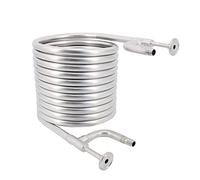 Pro Stainless Steel Counterflow, Wort Chiller 9.5M 1.5"TC 1/2"BSP Homebrew Beer & Wine Making Equipment (Coil in Coil)