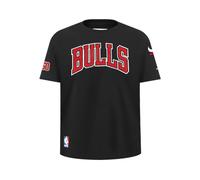 Pro Standard Big Boys NBA Chicago Bulls Classic Chenille Short Sleeve Tee Black L