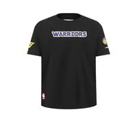 Pro Standard Big Boys NBA Golden State Warriors Classic Chenille Short Sleeve Tee Black M