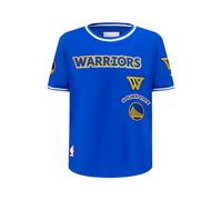 Pro Standard Big Boys NBA Golden State Warriors Retro Classics Taping Tee Royal Blue L