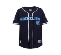 Pro Standard Big Boys NBA Mesh Button Down Mesh Top, Midnight Navy, M