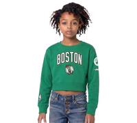 Pro Standard Big Girls NBA Boston Celtics Classic Essentials Crewneck Sweatshirt Kelly Green S