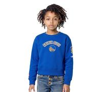 Pro Standard Big Girls NBA Golden State Warriors Classic Essentials Crewneck Sweatshirt Royal Blue XL