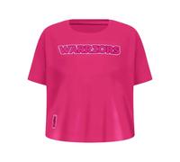 Pro Standard Big Girls NBA Golden State Warriors Classic Triple Pink Short Sleeve Boxy Tee Beetroot Purple L