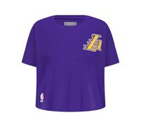 Pro Standard Big Girls NBA Los Angeles Lakers Classic Essentials Short Sleeve Boxy Tee Purple S