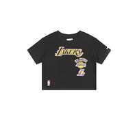 Pro Standard Big Girls NBA Los Angeles Lakers Retro Classics Short Sleeve Boxy Tee Black L
