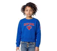 Pro Standard Big Girls NBA New York Knicks Classic Essentials Crewneck Sweatshirt Royal Blue S