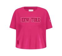 Pro Standard Big Girls NBA New York Knicks Classic Triple Pink Short Sleeve Boxy Tee Beetroot Purple S