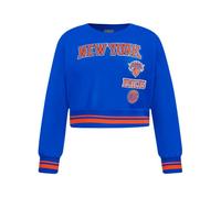 Pro Standard Big Girls NBA New York Knicks Retro Classics Crewneck Sweatshirt Royal/Orange/Royal S