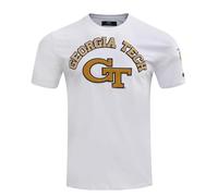 Pro Standard Georgia Tech College Classic Men's Chenille S/S T-Shirt, White, XL