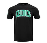 Pro Standard Mens NBA Boston Celtics Classic Chenille Short Sleeve Tee Black M