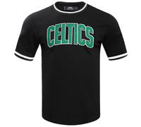 Pro Standard Mens NBA Boston Celtics Classic Chenille Short Sleeve Tee Black XL