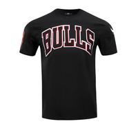 Pro Standard Mens NBA Chicago Bulls Classic Chenille Short Sleeve Tee Black 3XL