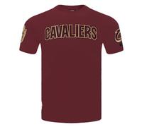 Pro Standard Mens NBA Cleveland Cavaliers Classic Chenille Short Sleeve Tee Wine 2XL