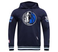 Pro Standard Mens NBA Dallas Mavericks Retro Classics Pull Over Hoodie Midnight Navy 3XL