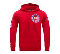 Pro Standard Mens NBA Detroit Pistons Classic Chenille Pull Over Hoodie Red L