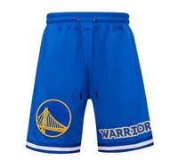 Pro Standard Mens NBA Golden State Warriors Classic Chenille Athletic Short Royal Blue M