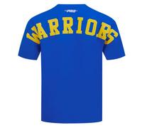 Pro Standard Mens NBA Golden State Warriors Wingspan Short Sleeve Tee Royal Blue 3XL