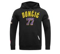 Pro Standard Mens NBA Los Angeles Lakers Luka Doncic #77 Classic Pullover Hoodie Black M