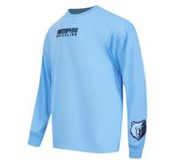 Pro Standard Mens NBA Memphis Grizzlies Wingspan Long Sleeve Tee University Blue M