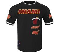 Pro Standard Mens NBA Miami Heat Retro Classics Short Sleeve Tee Black 2XL