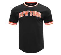 Pro Standard Mens NBA New York Knicks Classic Chenille Short Sleeve Tee Black M