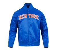 Pro Standard Mens NBA New York Knicks Classic Satin Jacket Royal Blue L