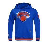 Pro Standard Mens NBA New York Knicks Retro Classics Pull Over Hoodie Royal Blue/Orange L