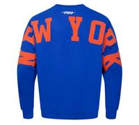 Pro Standard Mens NBA New York Knicks Wingspan Sweatshirt Royal Blue 3XL