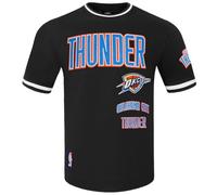 Pro Standard Mens NBA Oklahoma City Thunder Retro Classics Short Sleeve Tee Black 2XL