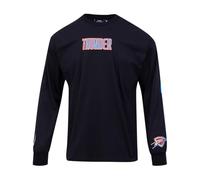 Pro Standard Mens NBA Oklahoma City Thunder Retro Classics Short Sleeve Tee Black M