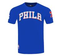 Pro Standard Mens NBA Philadelphia 76ers Classic Chenille Short Sleeve Tee Royal Blue XL