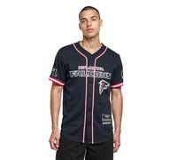 Pro Standard Mens NFL Atlanta Falcons Mesh Button Down Top Black/Red M