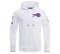 Pro Standard Mens NFL Buffalo Bills Classic Chenille Pull Over Hoodie White L