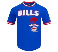 Pro Standard Mens NFL Buffalo Bills Retro Classics Short Sleeve Tee Royal Blue/Red XL