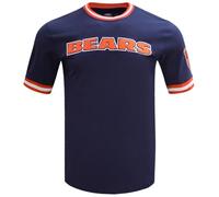 Pro Standard Mens NFL Chicago Bears Classic Chenille Short Sleeve Tee Midnight Navy 2XL