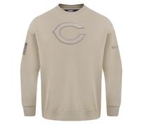 Pro Standard Mens NFL Chicago Bears Neutral Crewneck Sweatshirt Taupe 2Xl