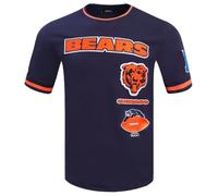 Pro Standard Mens NFL Chicago Bears Retro Classics Short Sleeve Tee Midnight Navy/Orange/Midnight Navy L
