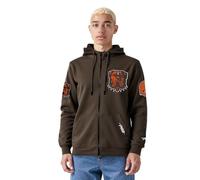 Pro Standard Mens NFL Cleveland Browns Classic Chenille Full Zip Hoodie Brown L
